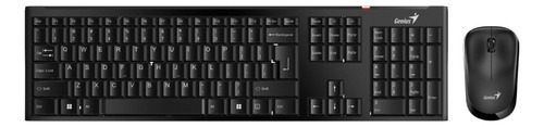 Kit Teclado Y Mouse Inalambrico Genius Oficina Usb Pcreg