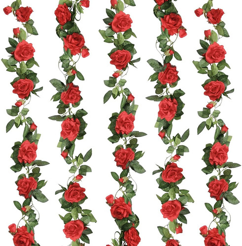 Hiedras De Rosas Decorativas 