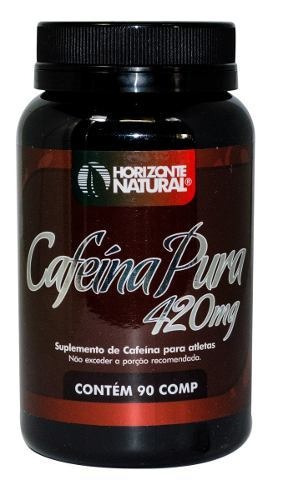 Suplemento em comprimidos Horizonte Natural  Cafeína Pura cafeína Cafeína Pura