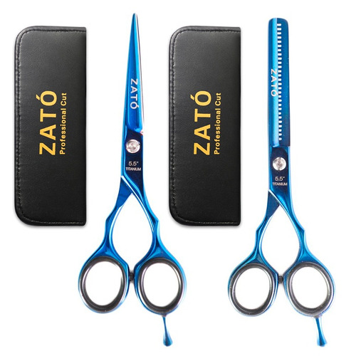 Kit Zato Azul Corte Filo Navaja 5.5 N550 + Pulir 5.5 P550