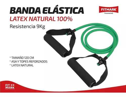 Banda Elástica 1,2m / Resistencia 13kg Con Agarre Fitness