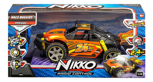 Auto A Radio Control Remoto Nikko Buggy Hyper Blaze Color Naranja