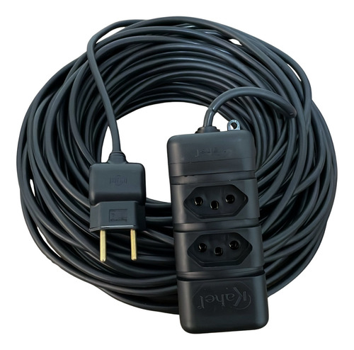 Extensão Elétrica 15 Metros Reforçada Cabo Pp 2x1,0mm 10/20a