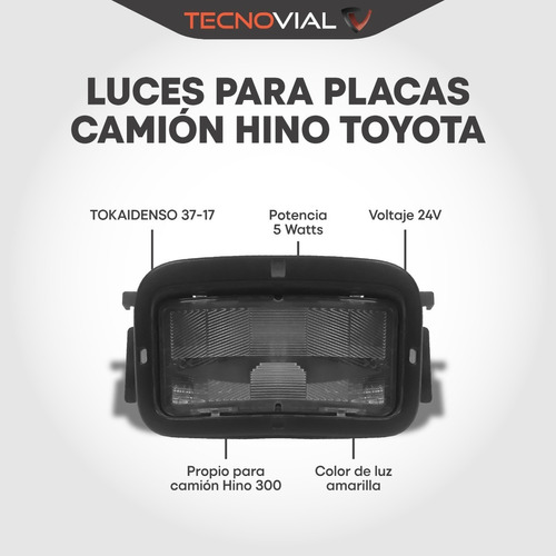 Luces Para Placas Camión Hino Toyota