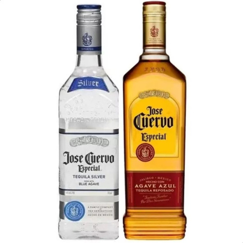 Tequila Jose Cuervo Blanco 750cc + Especial Gold Dorado 750c