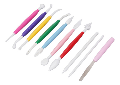 Juego De Herramientas Para Fondant Para Tartas, 10 Piezas, P