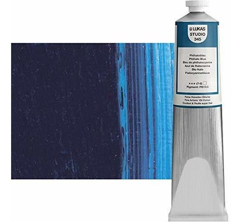 Lukas Studio Oil 200 Ml Premium Quality Oil Paint Phthalo Bl