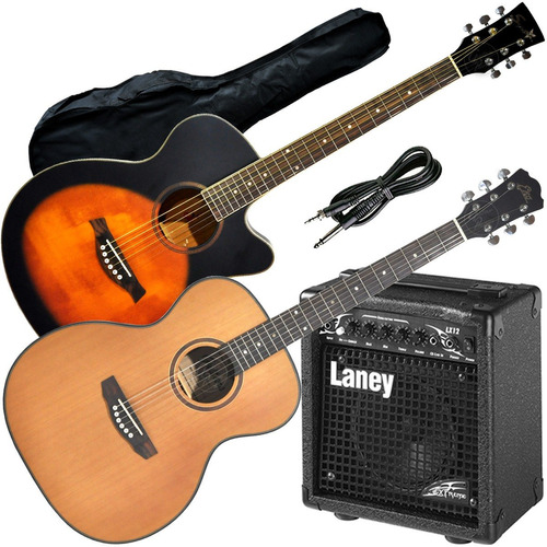 Guitarra Electroacustica + Amplificador Laney + Funda +cable