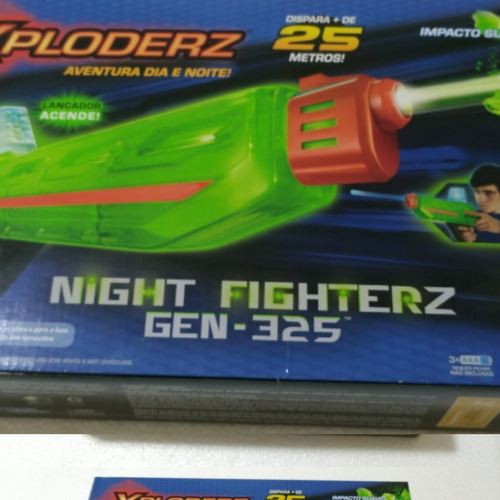 Lançador Arma Xploderz Fighterz Gen-325 C/luz + Brindes