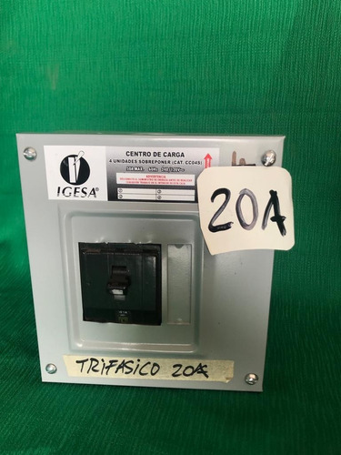 Interruptor Termomagnetico Square D 3x20 A. $1140 Cod. 115