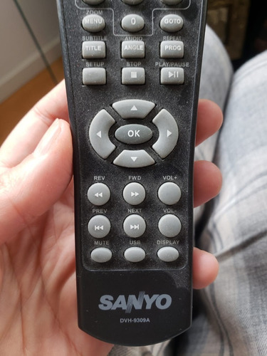 Reproductor De Dvd Sanyo Modelo 9309a