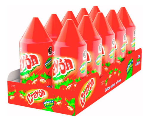 Hersheys Crayon Fresa 10pzs