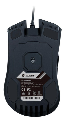 Mouse gamer de juego Gigabyte Aorus M5 matte black