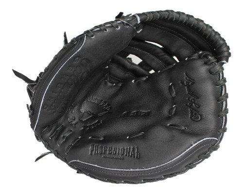 Manopla Béisbol Para Cátcher Palomares Genuino Profesional Color Negro
