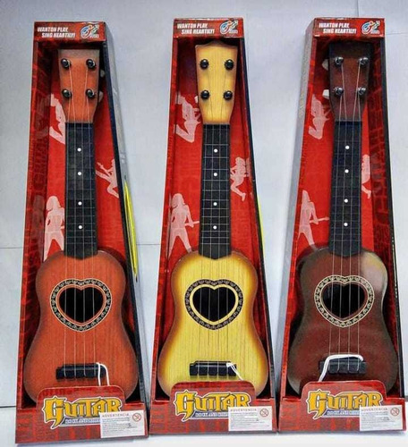 Imagen 1 de 1 de Ukelele Guitarra Chica De Juguete Para Niños Niñas