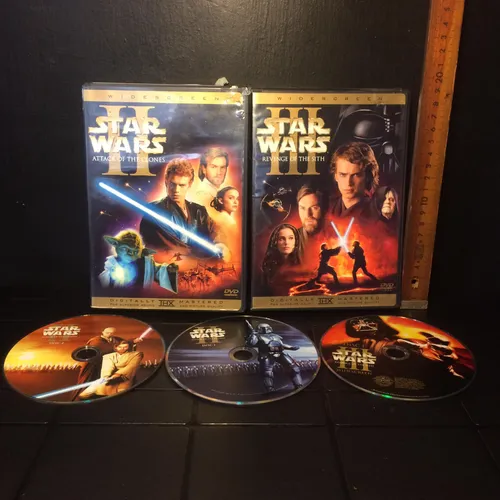 Star Wars Episodios 2 Y 3 En Dvd (Usado)