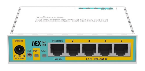 Router Mikrotik Rb750upr2 Hex 5 Puertos Poe + Usb
