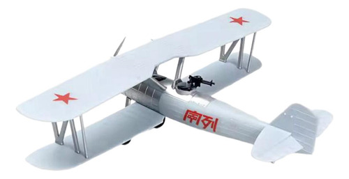 Conjunto De Construcción De Aviones A Escala Azul Claro