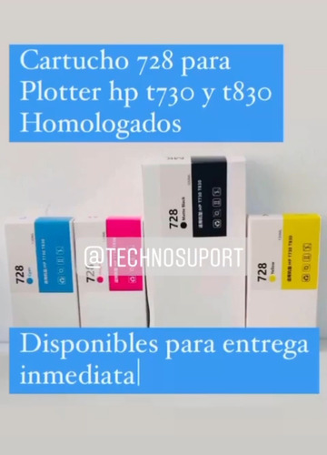 Cartucho Hp 728 Para Plotter Hp T830 T730 Compatible