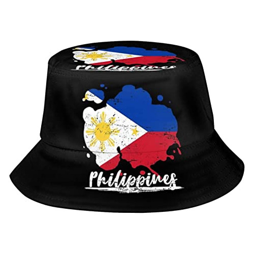 Bandera De Filipinas Sombreros De Cubo Moda Filipino Sol Y E