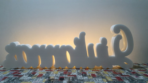 Imagen 8 de 8 de Nombres Iluminados 6 Letras 15 Cm Polyfan Luces Tu Nombre