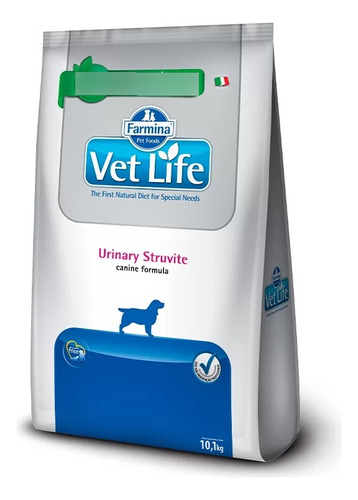 Ração Vet Life Natural Urinary Struvite  Cães Adultos 10kg