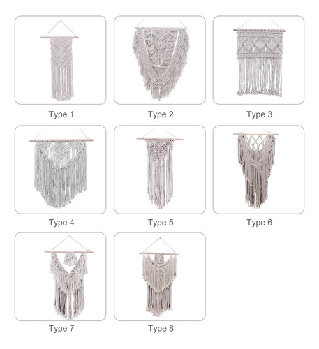 Tapete De Macramé Para Colgar En La Pared, Diseño De Boho
