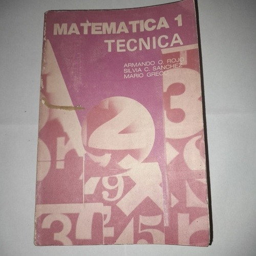 Matematica 1 Tecnica 