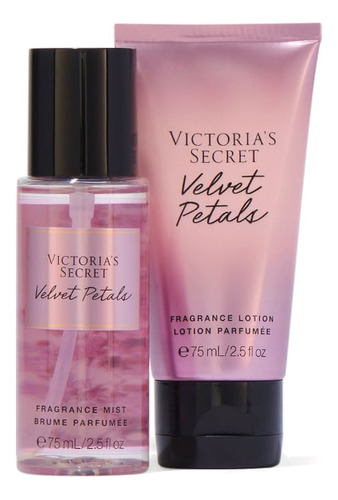 Victoria's Secret Set Mini Velvet Petals Fragancia Y Crema