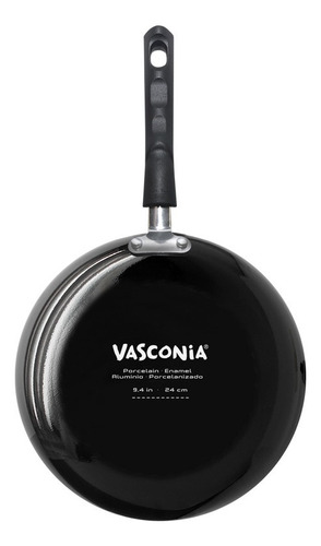 Sartén Vasconia Master Negro De 28cm Aluminio Porcelanizado