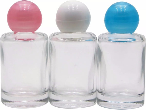 50 Mini Frasco De Perfume Com Tampa 10ml (lembrancinhas)