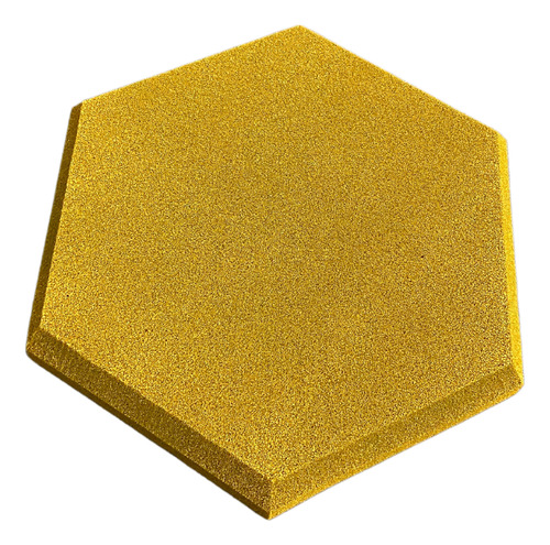 Espuma Acústica Hexagonal Colorida 30cm X 2cm 90 Pçs