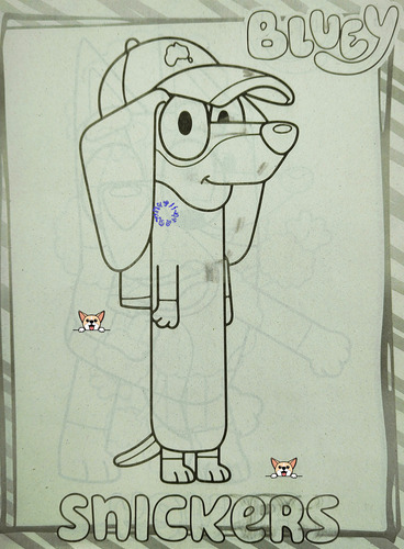 10 Libros Colorear Bluey + 10 Cajitas De Colores (12)