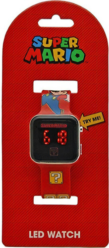 Reloj  Mario Bros Reloj  Led Padrisimo