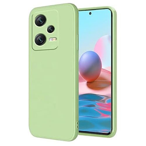 Funda De Silicona Para Xiaomi Redmi Note 12 Pro Verde Claro