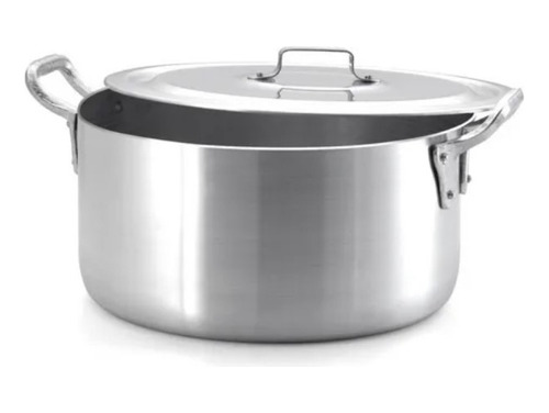 Caçarola Panela 40cm 23 Lts Linha Hotel Alumínio São Jorge Cor Cinza