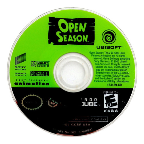 Open Season Nintendo Game Cube (Reacondicionado)