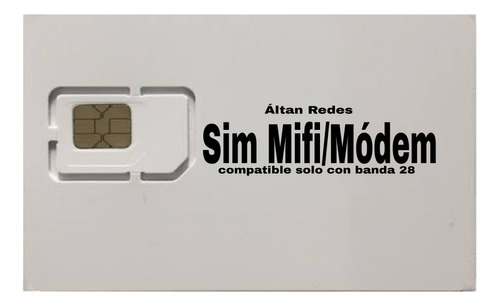 Chip Modem | Mifi | Altán Redes | Con 10gb 