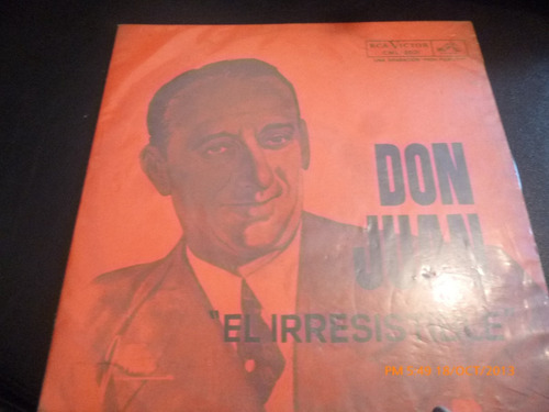 Vinilo Lp De Don Juan -el Irresistible (u127