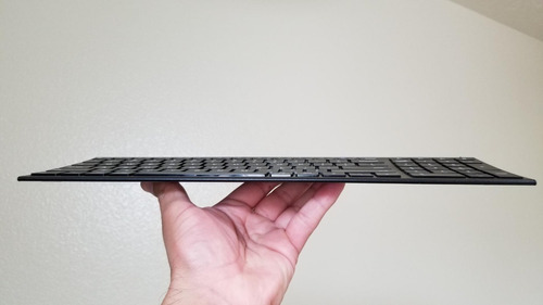 Teclado Bluetooth Recargable Para Macbook Windows Mac Pc Color Del Teclado Negro