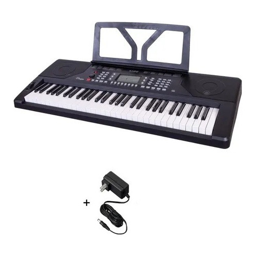 Teclado Parquer K186bk 61 Teclas Sent 5/8 Pitch +fuente