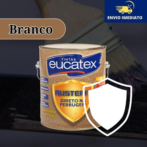 Tinta Rusterit Eucatex 3l Direto Na Ferrugem Resistente