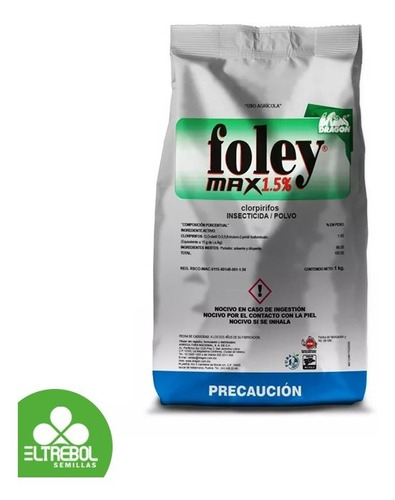 Foley Max 1.5%: Insecticida / Polvo - 1 Kg (3 Pz)