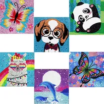 Comprar Kits De Pintura De Diamante 5d Para Niños, Kits De Arte De D