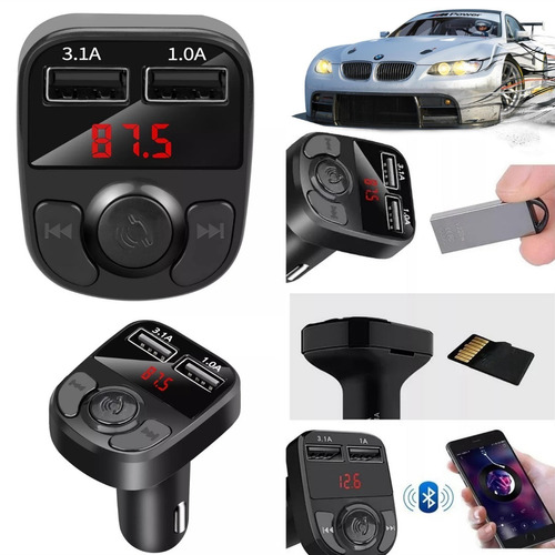 Reproductor Mp3 A22 Bluetooth 4.1 Transmisor Fm Cargador 3.1