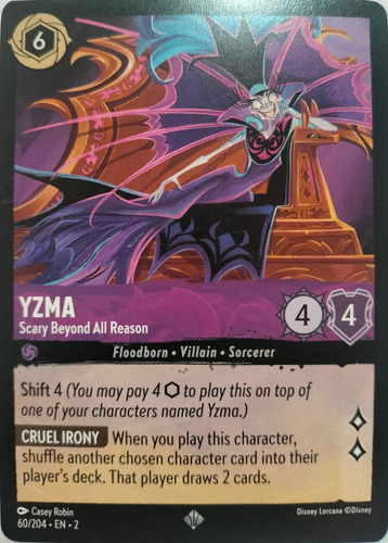 Disney Lorcana Tcg Yzma 60/204