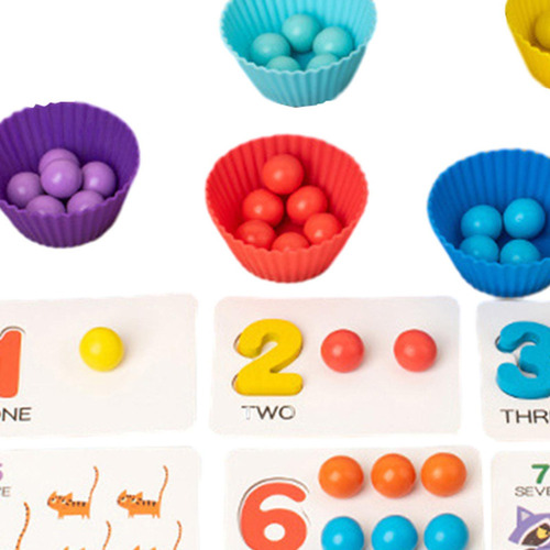 Z Juego De Cuentas Con Clip, Juego De Contar Y Combinar,