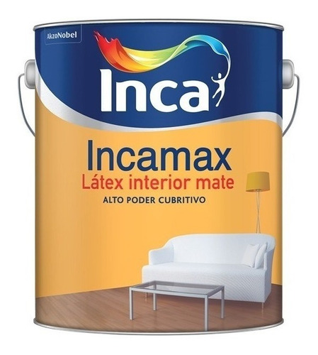 Pintura Inca Para Paredes Incamax - 4 Lts - Pintelux