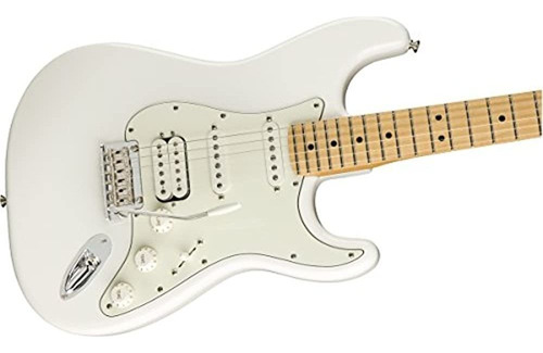 Fender Stratocaster  Guitarra Eléctrica, Blanco Polar