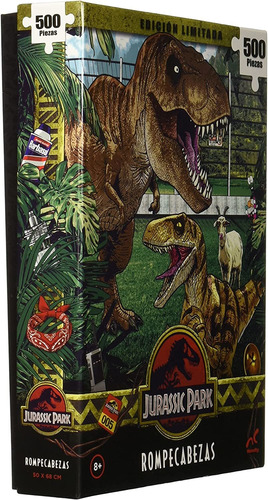 Rompecabezas De Colección Jurassic Park- 500 Piezas Novelty